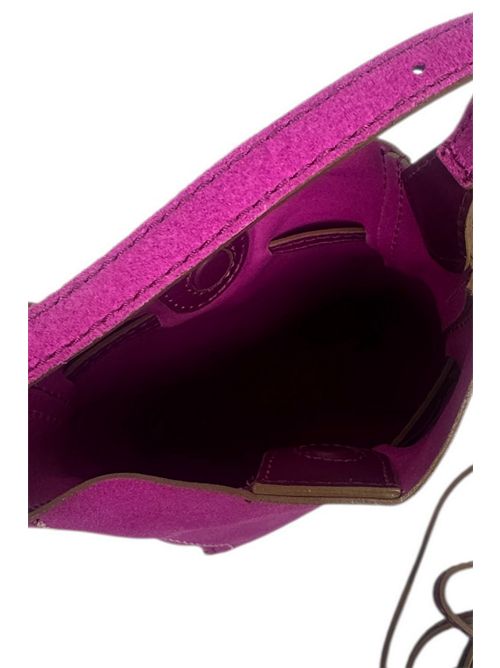 borsa donna sienna piccola in camoscio fucsia Gianni Chiarini | BS11785-CM-PL14364